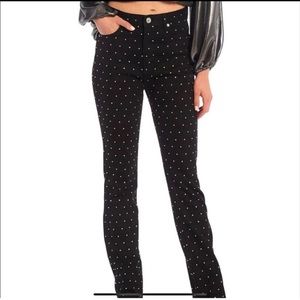 NWT AP Blue by Aphrodite Ava Junior Skinny Black Denim Jeans Starry Night Sz 3